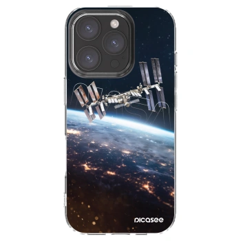 Picasee silikonowe przeźroczyste etui na Apple iPhone 16 Pro - Station