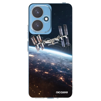 Picasee silikonowe przeźroczyste etui na Xiaomi Redmi 13C 5G - Station