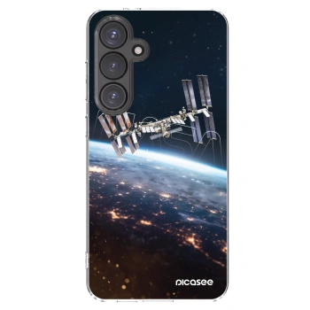 Picasee silikonowe przeźroczyste etui na Samsung Galaxy S24 FE S721B - Station
