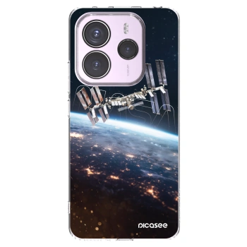 Picasee silikonowe przeźroczyste etui na Xiaomi Redmi Note 14 5G - Station