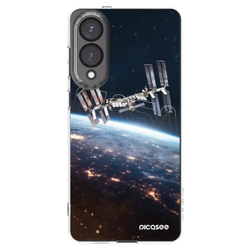 Picasee silikonowe przeźroczyste etui na Samsung Galaxy S25 Edge 5G - Station