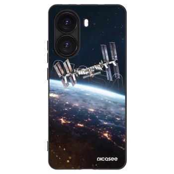 Picasee silikonowe czarne etui na Xiaomi Poco X7 Pro 5G - Station