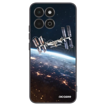 Picasee silikonowe czarne etui na Honor 200 Smart 5G - Station