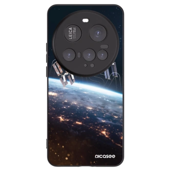 Picasee silikonowe czarne etui na Xiaomi 15 Ultra - Station