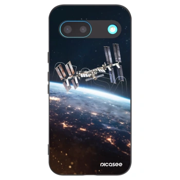 Picasee silikonowe czarne etui na Google Pixel 8 - Station