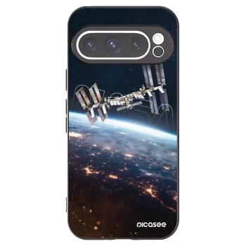 Picasee silikonowe czarne etui na Google Pixel 9 Pro - Station