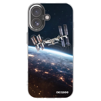 Picasee silikonowe przeźroczyste etui na Apple iPhone 17 - Station