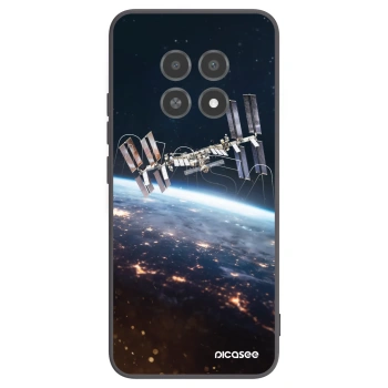 Picasee silikonowe czarne etui na Realme 12X - Station