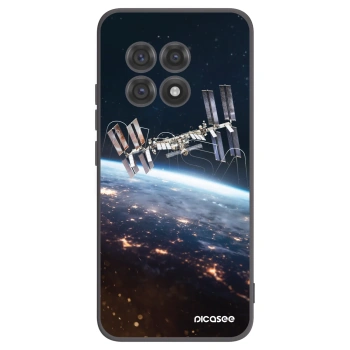 Picasee silikonowe czarne etui na OnePlus 13R 5G - Station