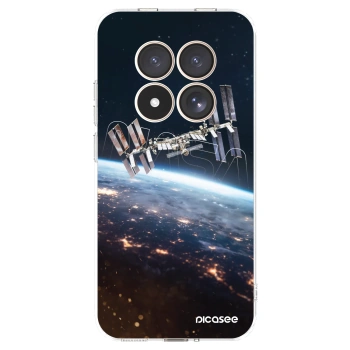 Picasee silikonowe przeźroczyste etui na Xiaomi Redmi Note 15 Pro 4G - Station