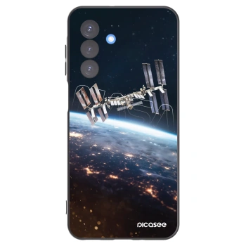 Picasee silikonowe czarne etui na Samsung Galaxy A17 5G - Station