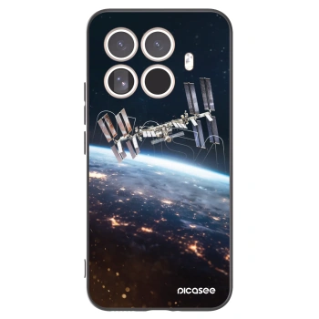 Picasee silikonowe czarne etui na Xiaomi 15T Pro - Station