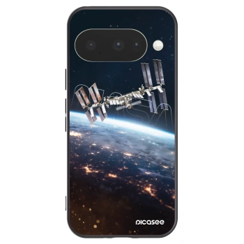 Picasee silikonowe czarne etui na Google Pixel 10 - Station