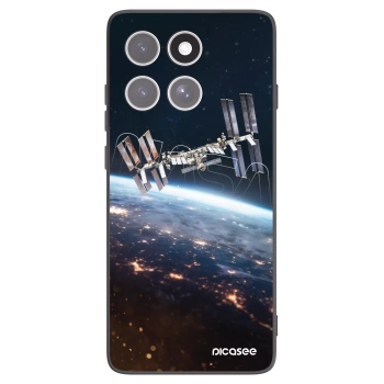 Picasee silikonowe czarne etui na Motorola Edge 60 Fusion - Station