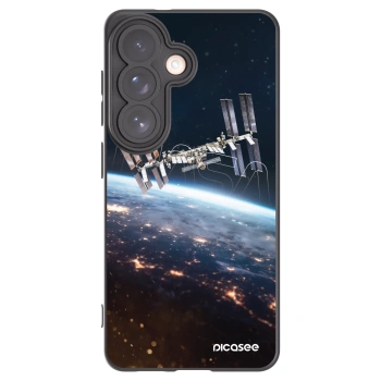 Picasee silikonowe czarne etui na Samsung Galaxy S26 - Station