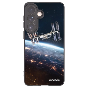 Picasee silikonowe czarne etui na Samsung Galaxy S26+ - Station