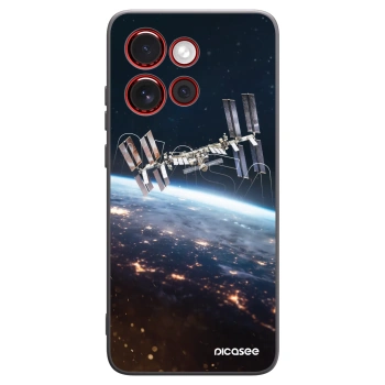 Picasee silikonowe czarne etui na Motorola Edge 60 Neo 5G - Station