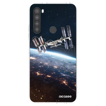 Picasee silikonowe przeźroczyste etui na Xiaomi Redmi Note 8 - Station