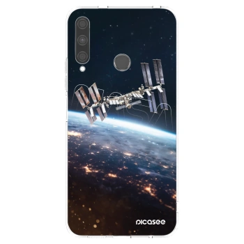 Picasee silikonowe przeźroczyste etui na Huawei P40 Lite E - Station