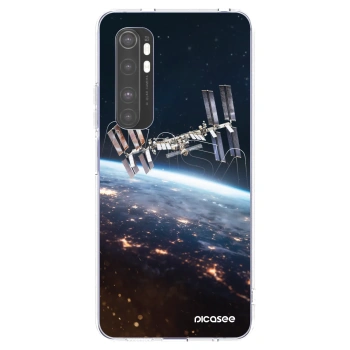 Picasee silikonowe przeźroczyste etui na Xiaomi Mi Note 10 Lite - Station