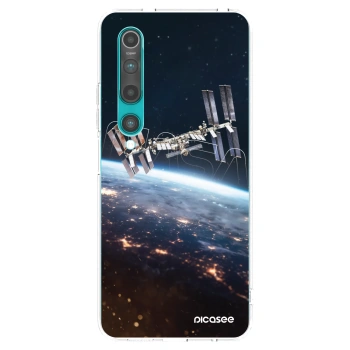 Picasee silikonowe przeźroczyste etui na Xiaomi Mi 10 - Station