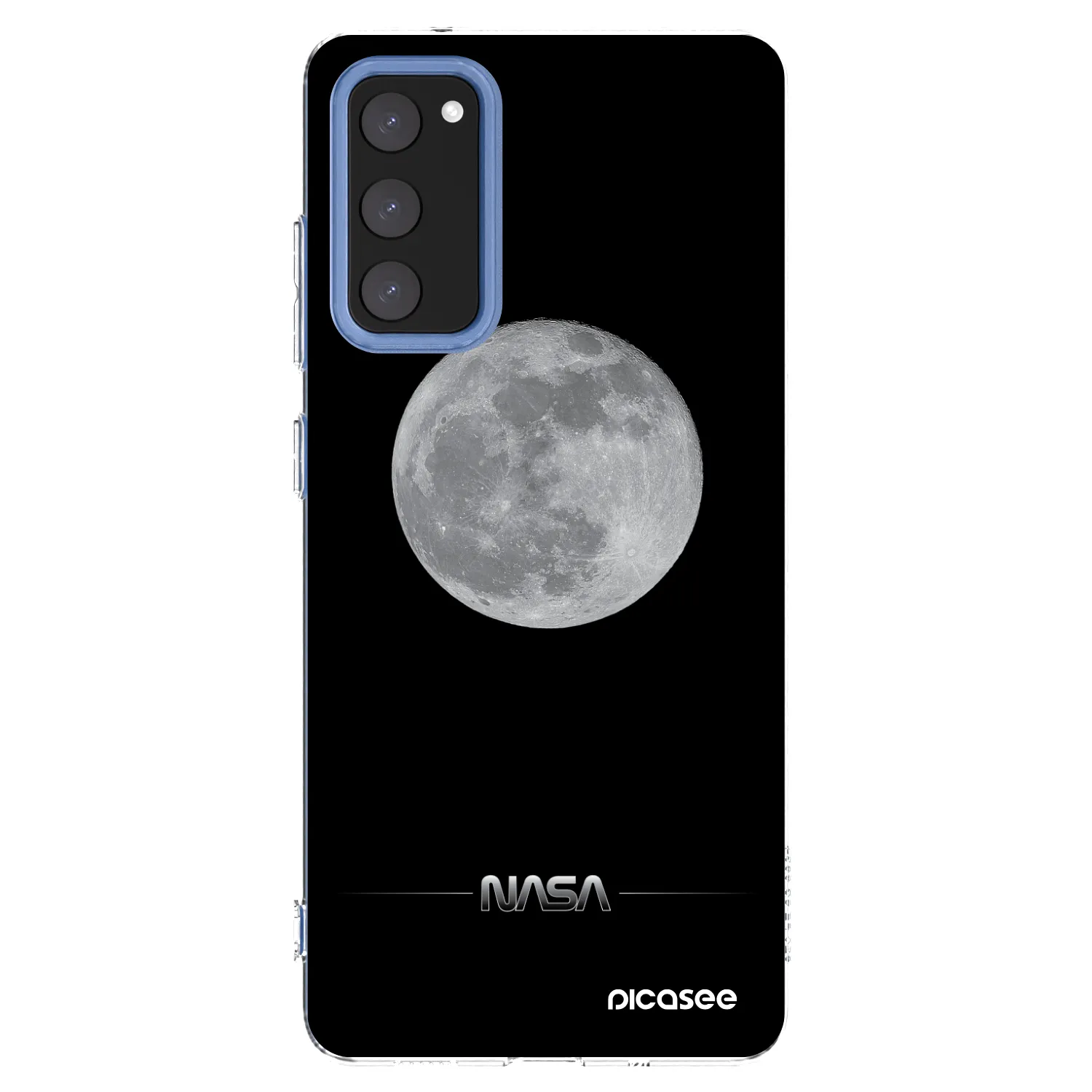 Picasee silikonowe przeźroczyste etui na Samsung Galaxy S20 FE - Moon Minimal