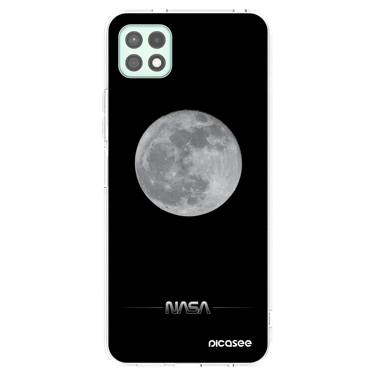 Picasee silikonowe przeźroczyste etui na Samsung Galaxy A22 A226B 5G - Moon Minimal