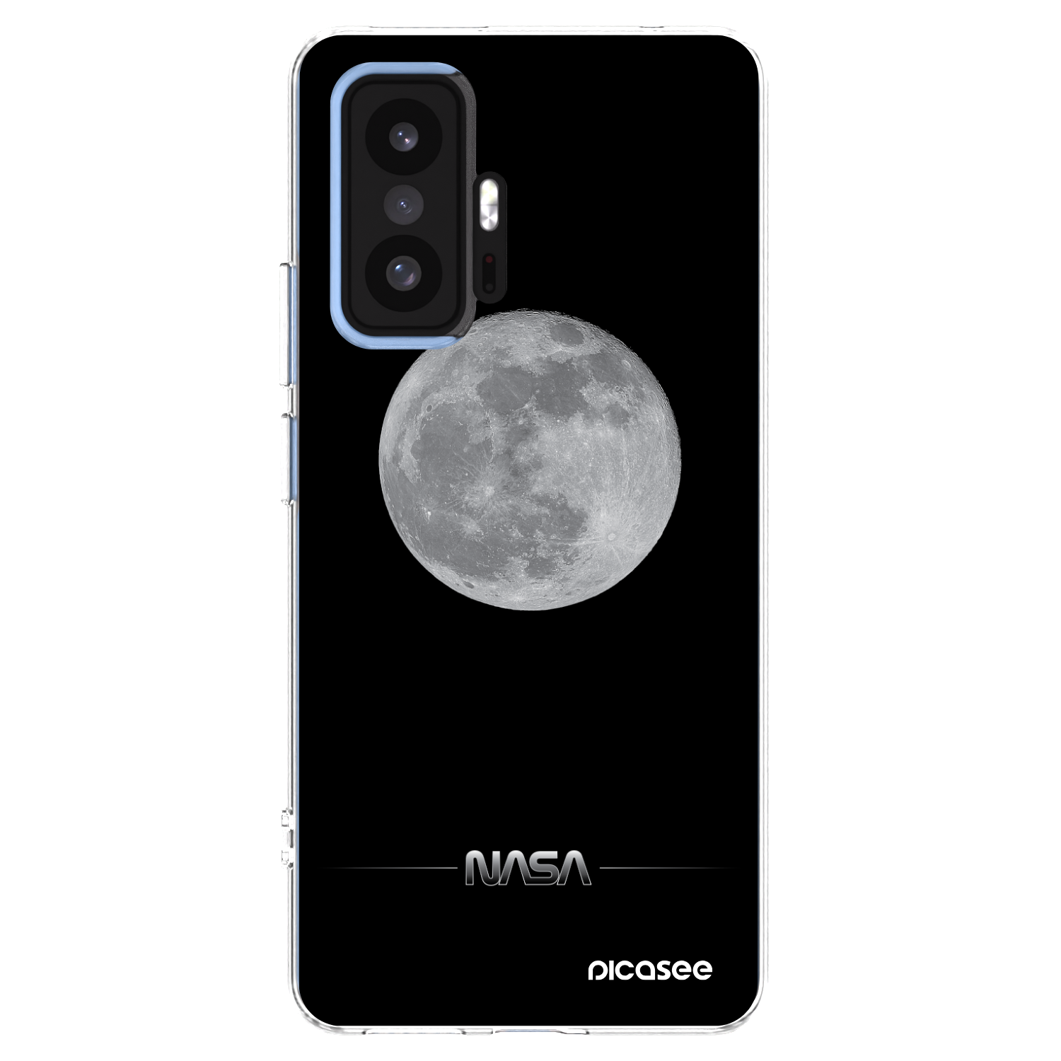 Picasee silikonowe przeźroczyste etui na Xiaomi 11T - Moon Minimal