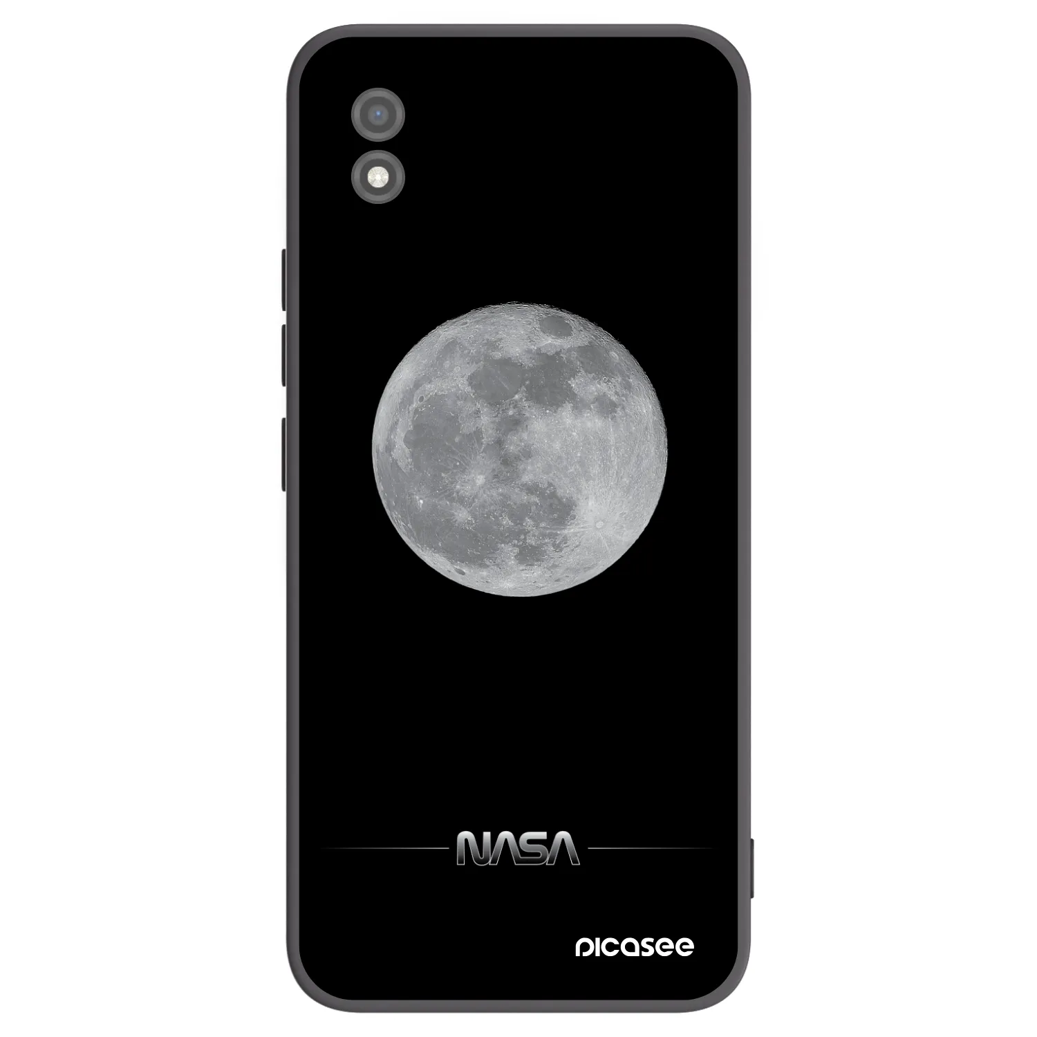 Picasee silikonowe czarne etui na Realme C11 (2021) - Moon Minimal