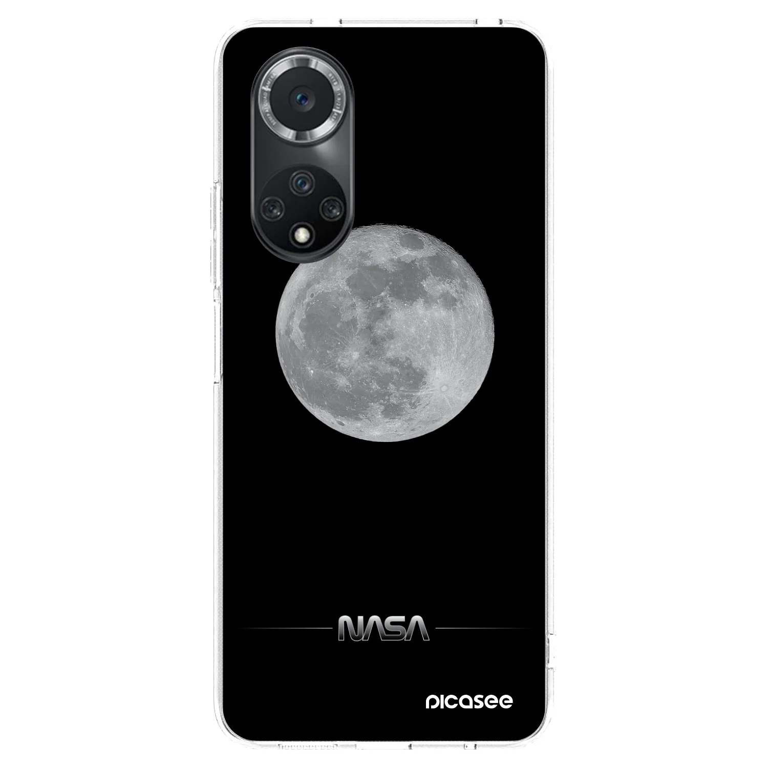 Picasee silikonowe przeźroczyste etui na Huawei Nova 9 SE - Moon Minimal