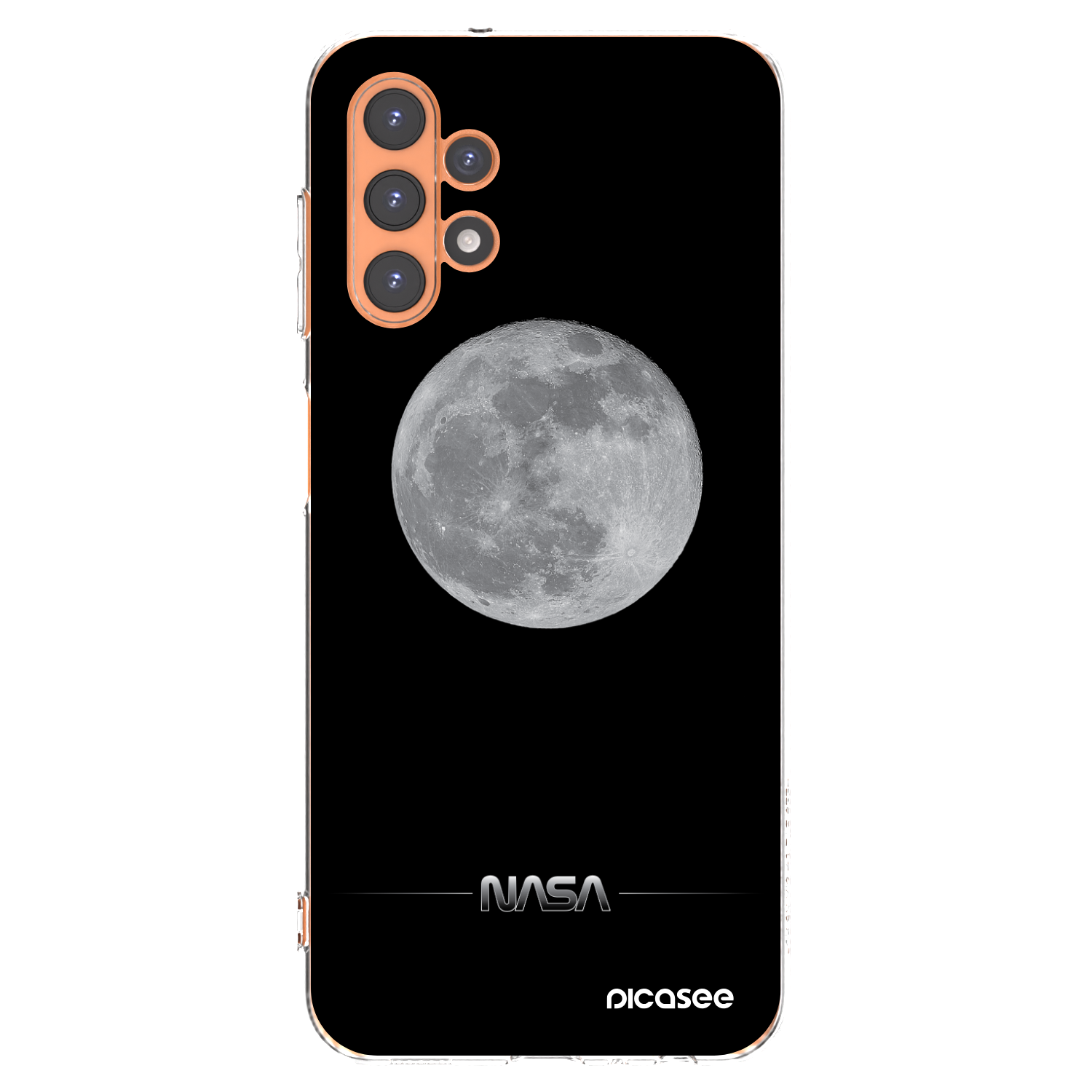 Picasee silikonowe przeźroczyste etui na Samsung Galaxy A13 4G A135 - Moon Minimal