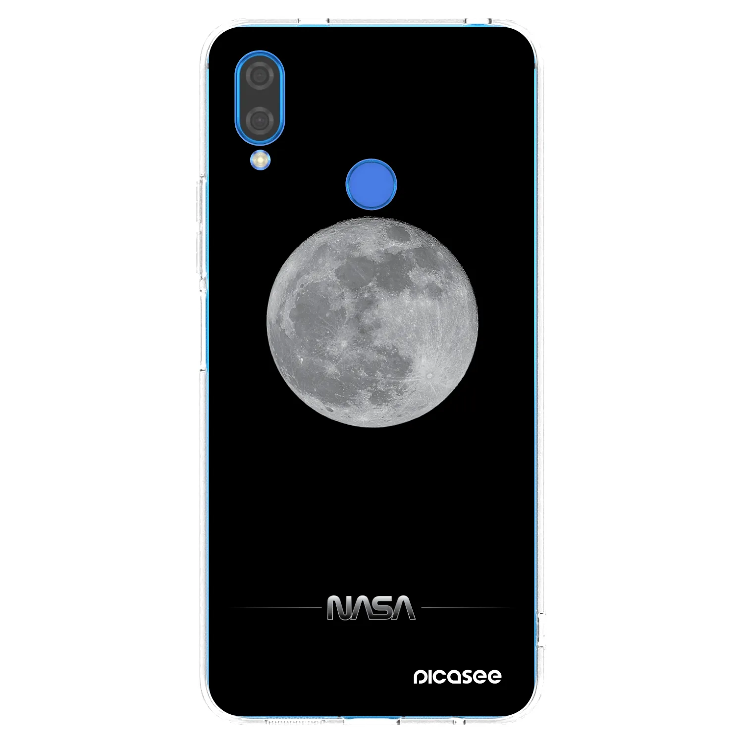 Picasee silikonowe przeźroczyste etui na Huawei Nova 3 - Moon Minimal