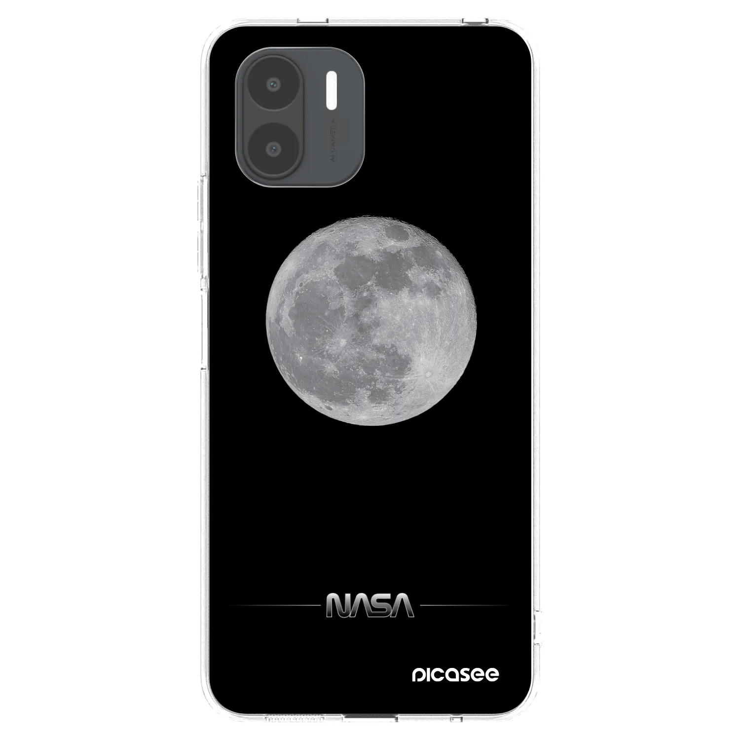 Picasee silikonowe przeźroczyste etui na Xiaomi Redmi A2 - Moon Minimal