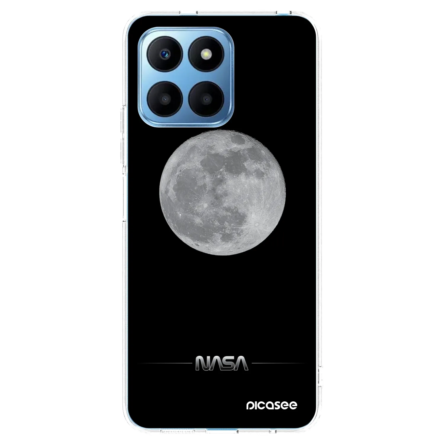 Picasee silikonowe przeźroczyste etui na Honor 70 Lite - Moon Minimal