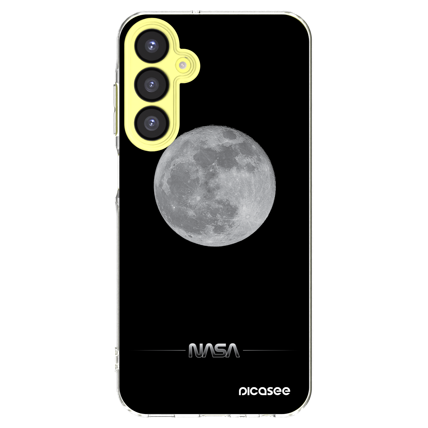 Picasee silikonowe przeźroczyste etui na Samsung Galaxy A25 A256B 5G - Moon Minimal