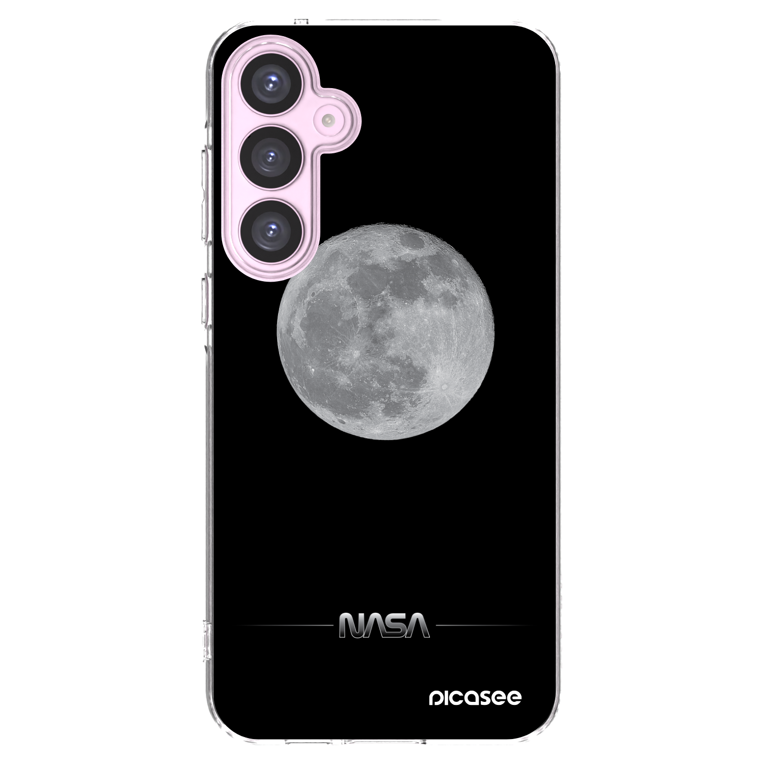Picasee silikonowe przeźroczyste etui na Samsung Galaxy A55 5G A556B - Moon Minimal