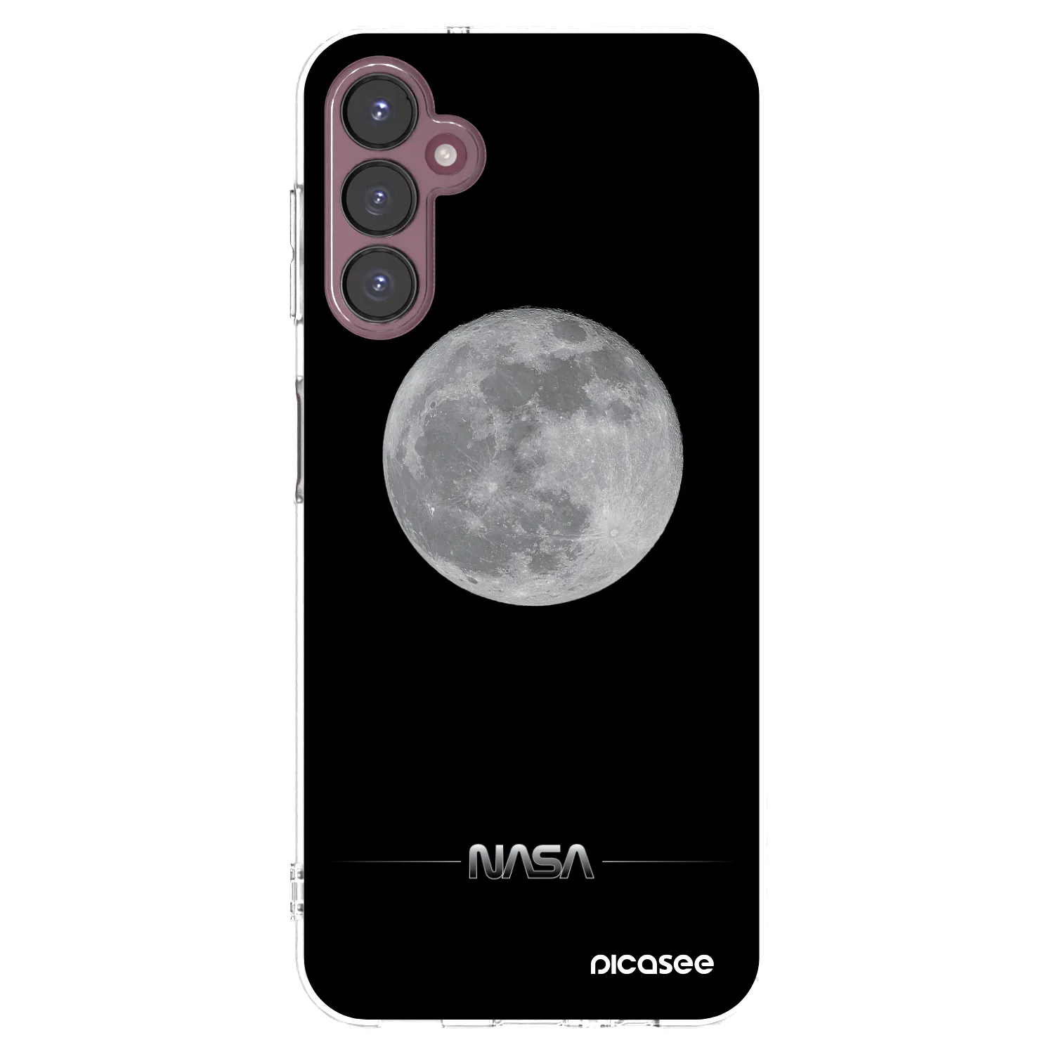 Picasee silikonowe przeźroczyste etui na Samsung Galaxy A05s A057G - Moon Minimal