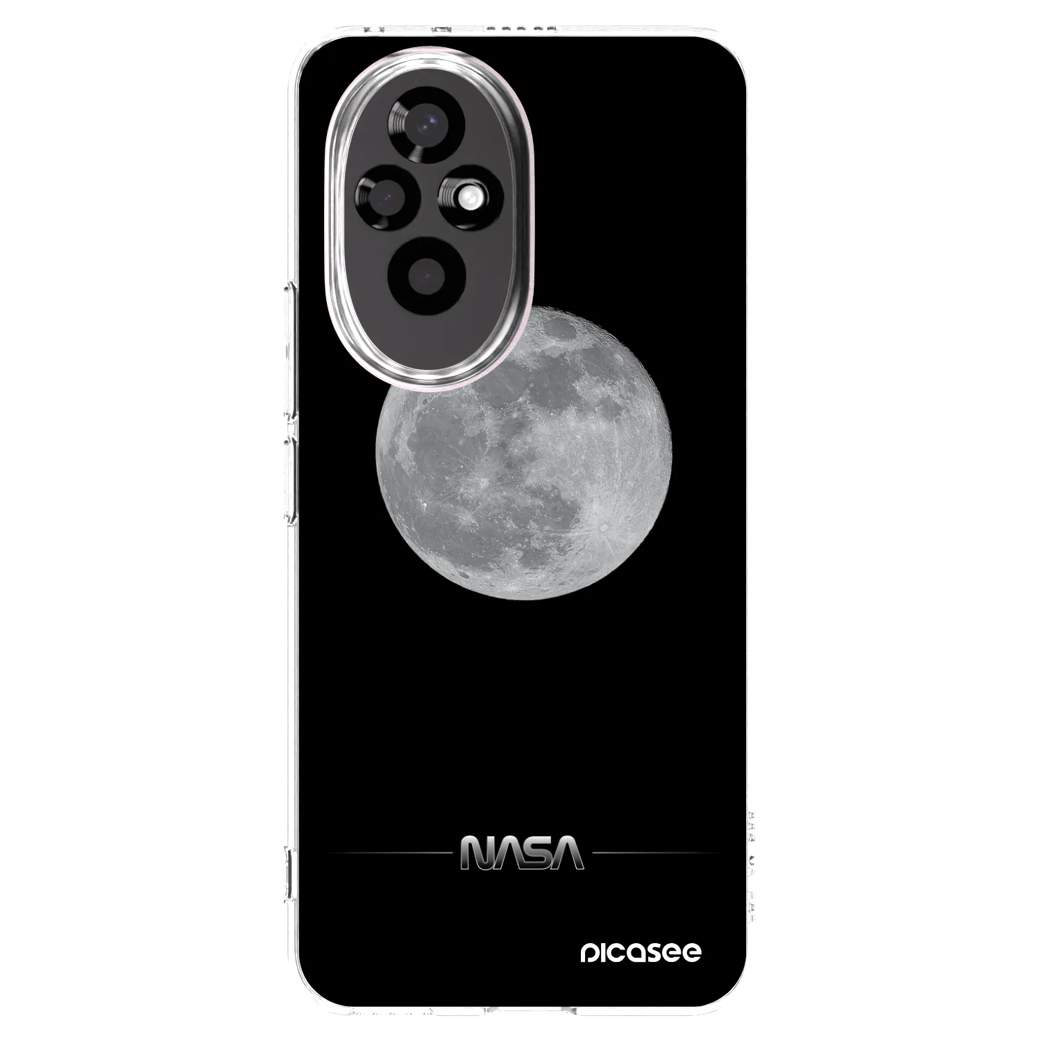 Picasee silikonowe przeźroczyste etui na Honor 200 5G - Moon Minimal