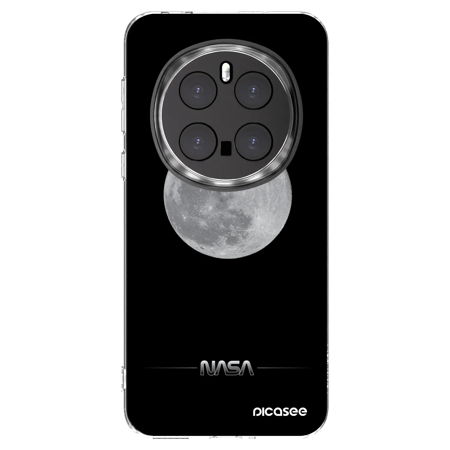 Picasee silikonowe przeźroczyste etui na Honor Magic7 Pro 5G - Moon Minimal
