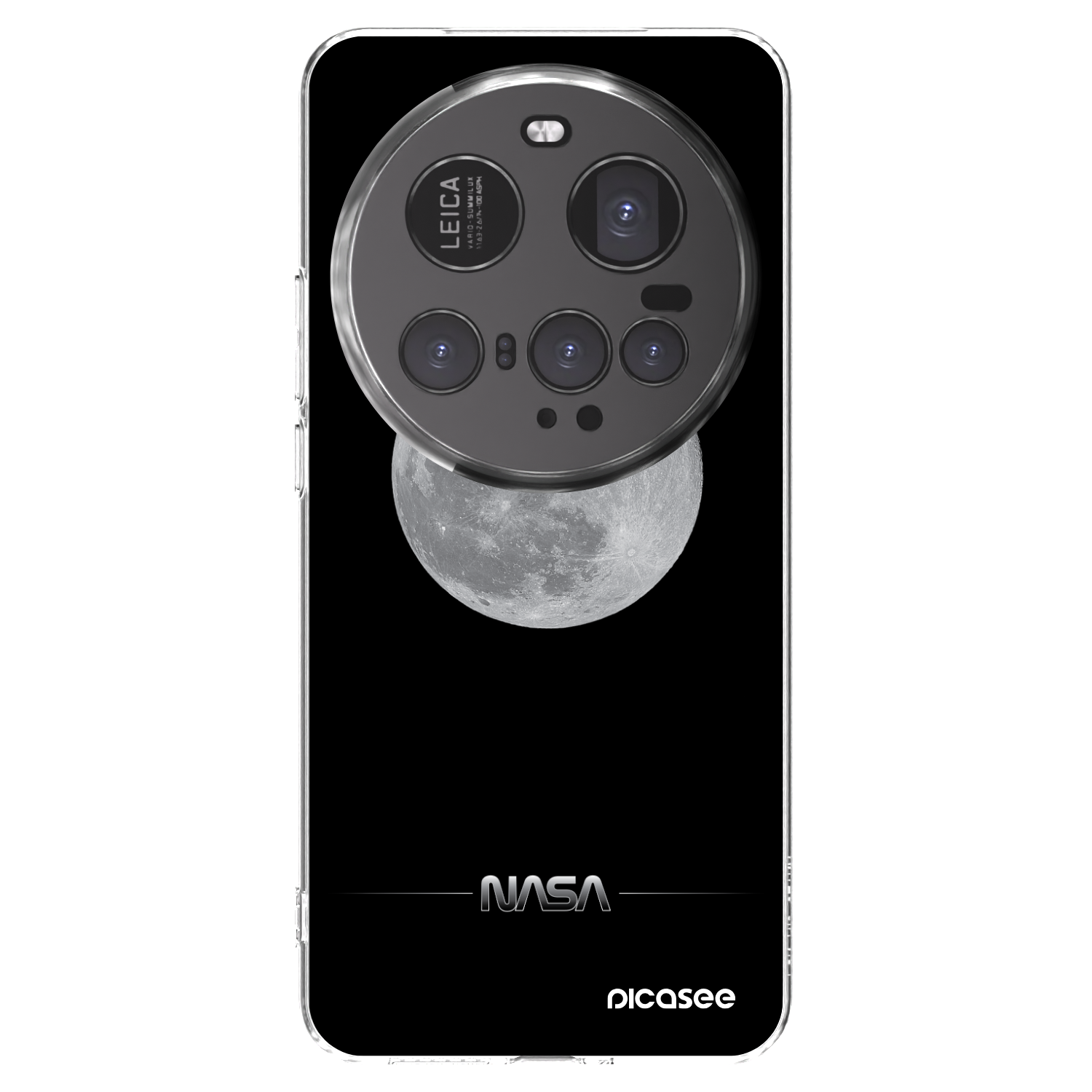 Picasee silikonowe przeźroczyste etui na Xiaomi 15 Ultra - Moon Minimal