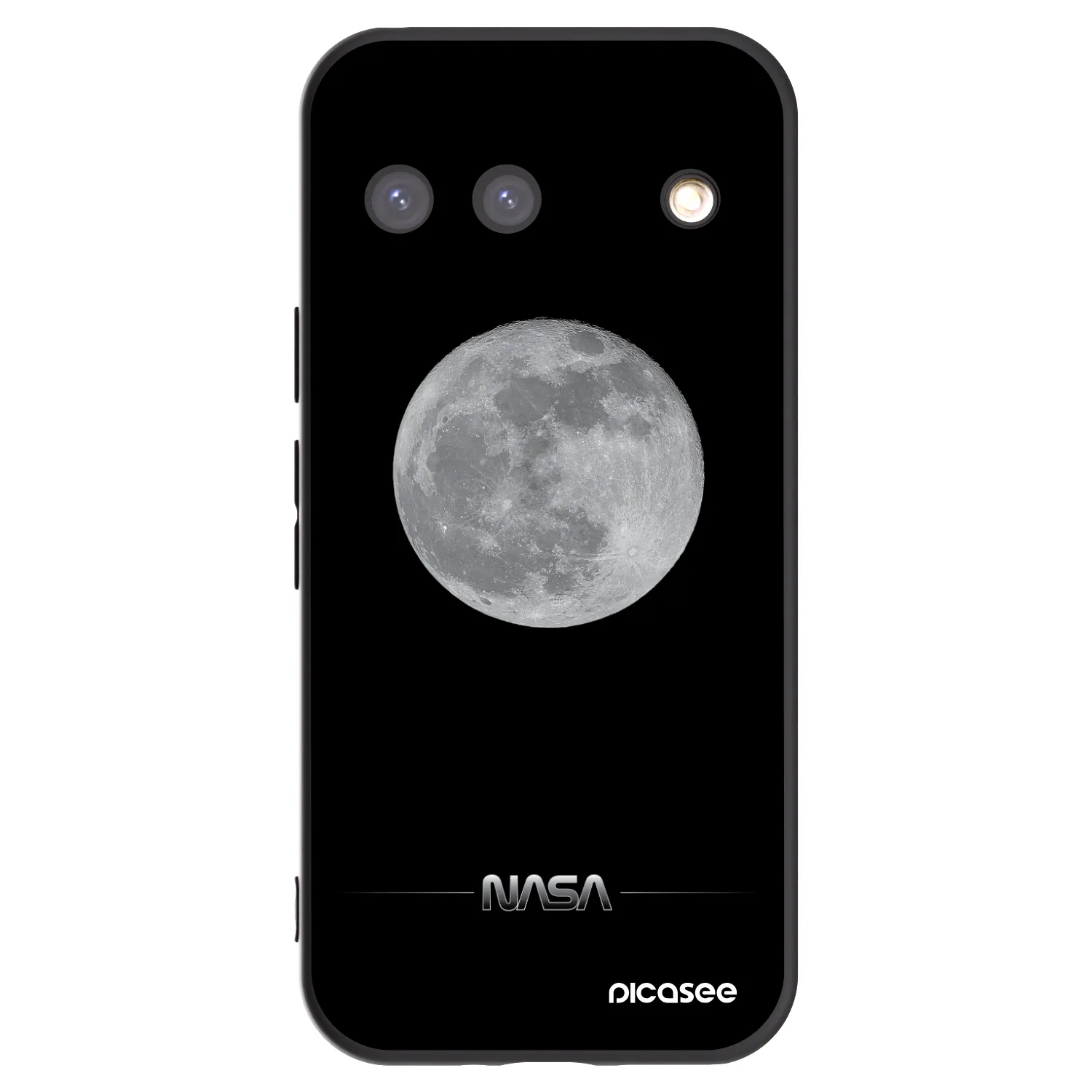 Picasee silikonowe czarne etui na Google Pixel 9 - Moon Minimal