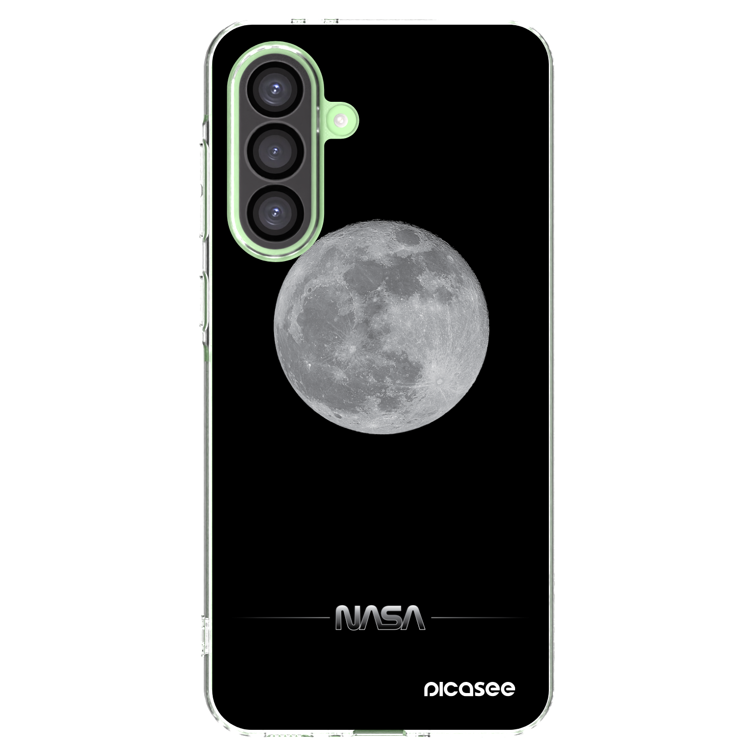 Picasee silikonowe przeźroczyste etui na Samsung Galaxy A26 5G A266B - Moon Minimal