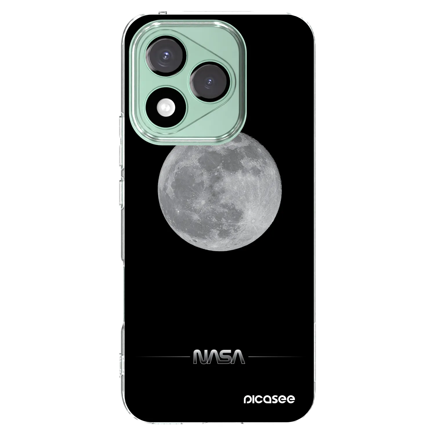Picasee silikonowe przeźroczyste etui na Honor 400 Lite 5G - Moon Minimal