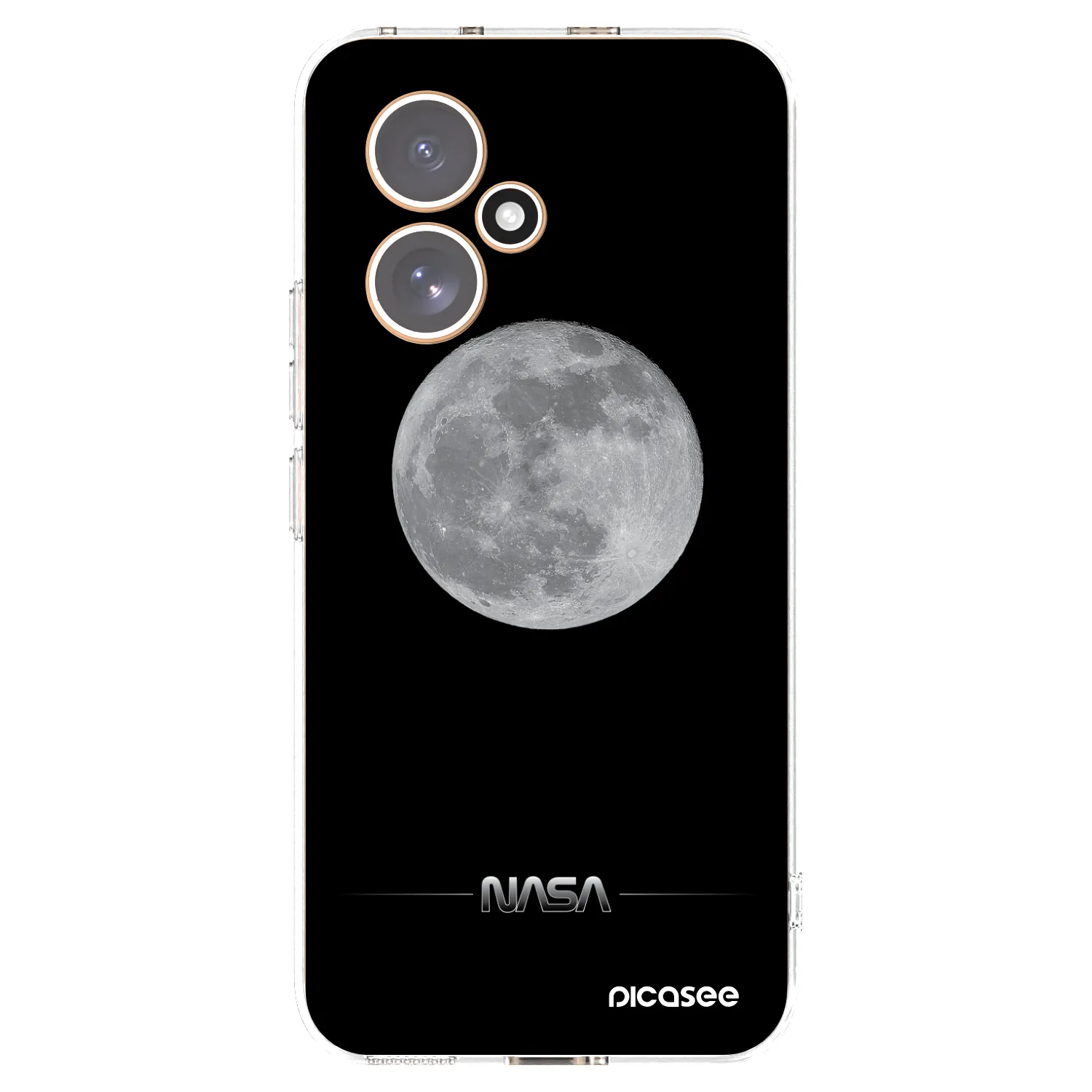 Picasee silikonowe przeźroczyste etui na Honor 400 5G - Moon Minimal