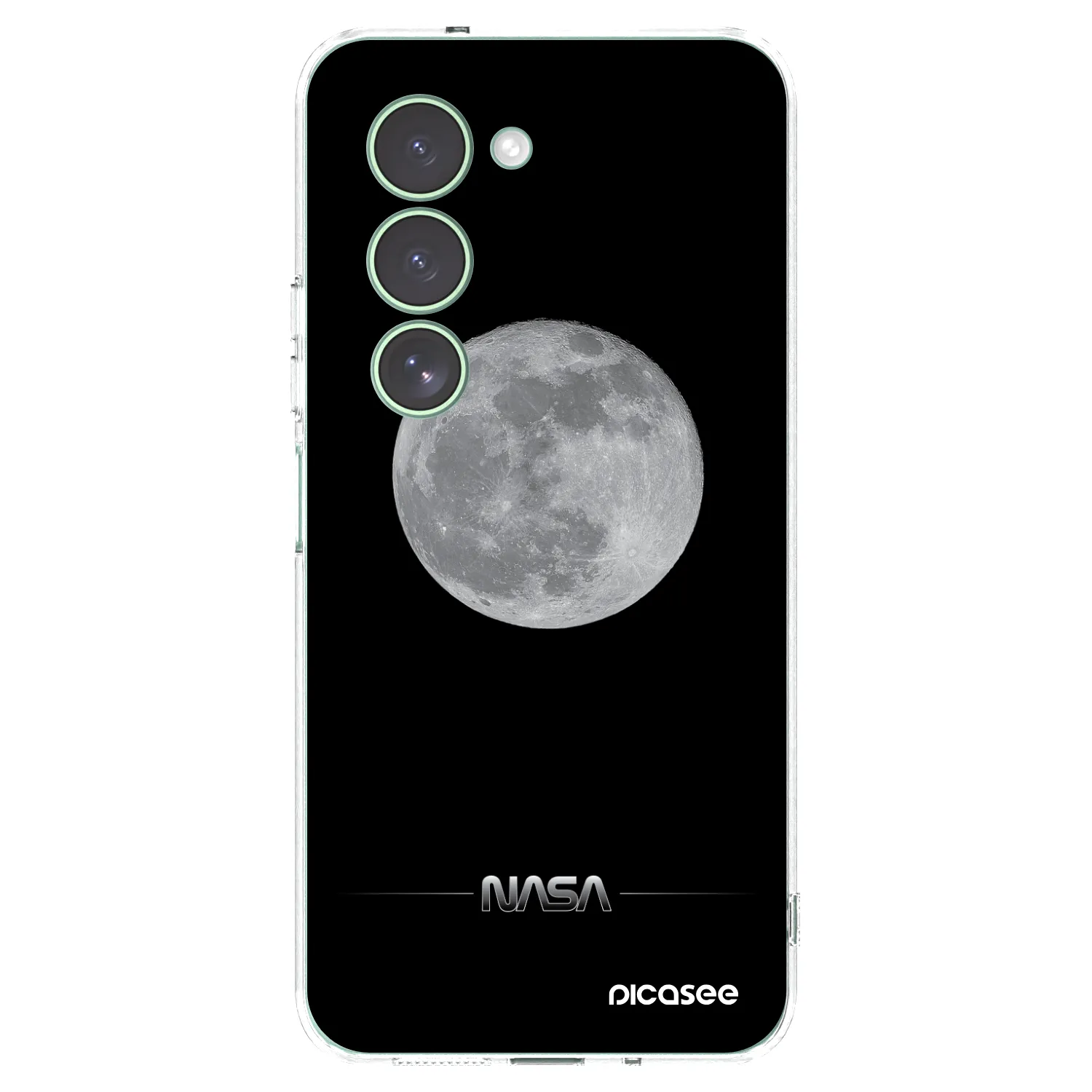 Picasee silikonowe przeźroczyste etui na Xiaomi Redmi 15 5G - Moon Minimal
