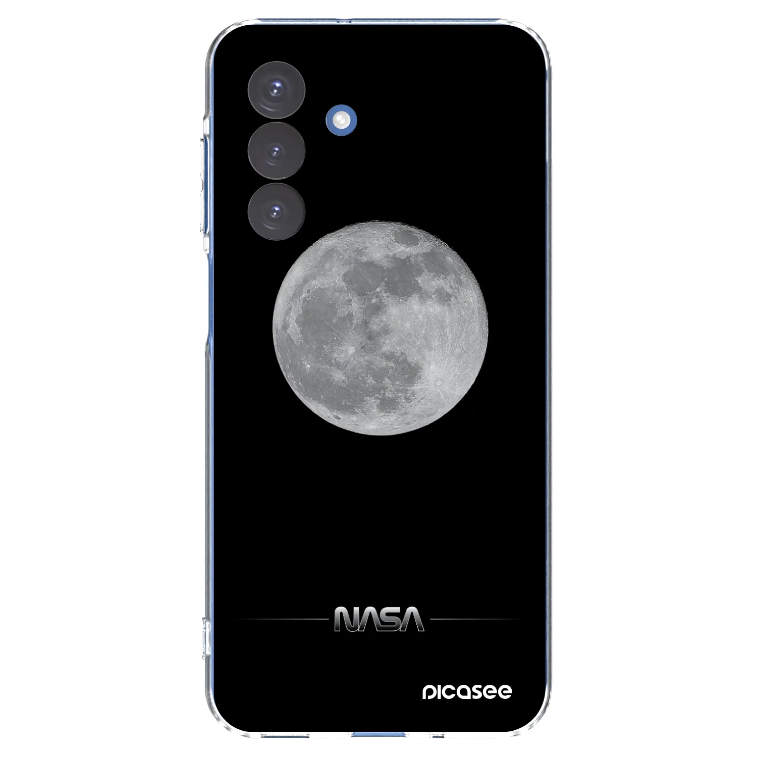 Picasee silikonowe przeźroczyste etui na Samsung Galaxy A17 5G - Moon Minimal