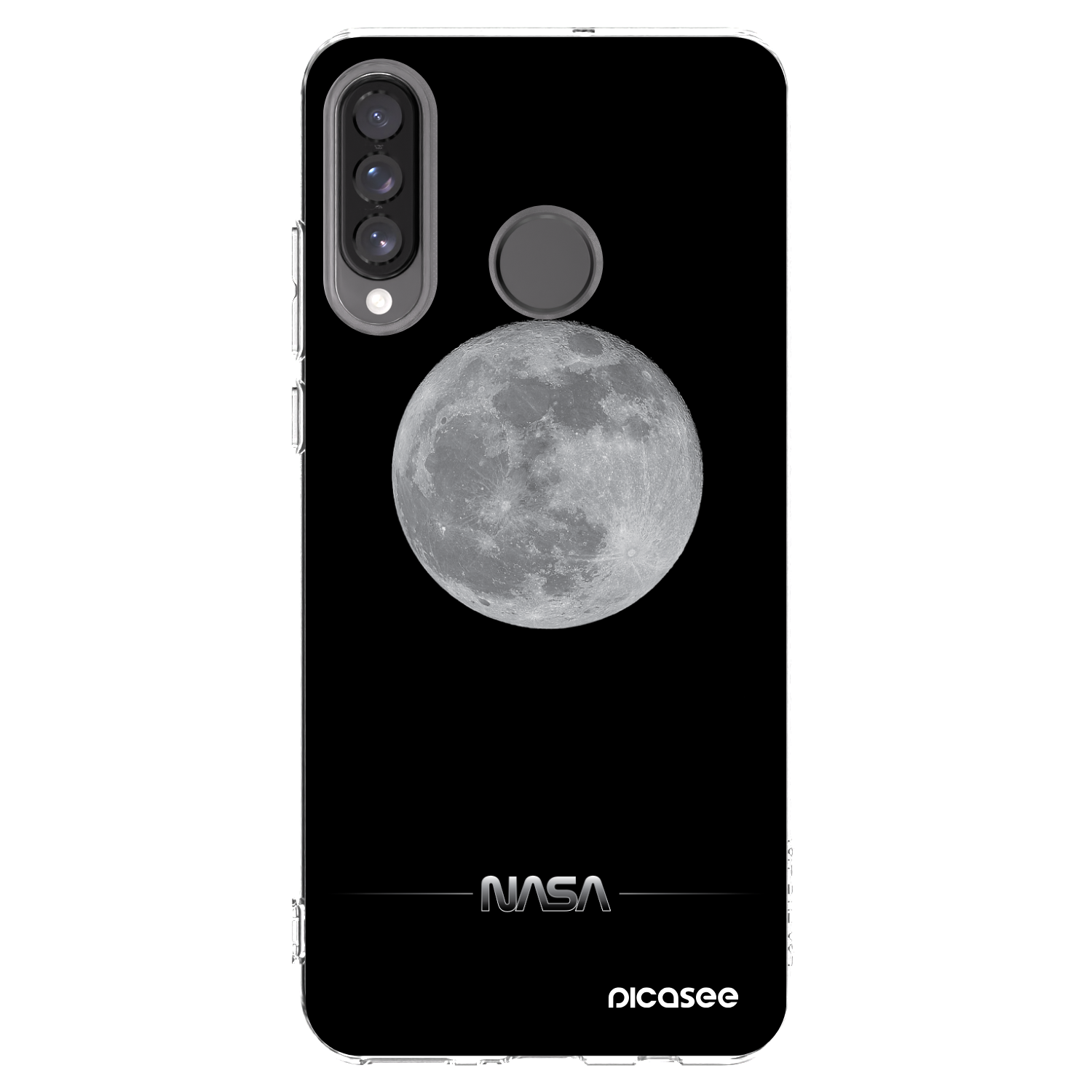 Picasee silikonowe przeźroczyste etui na Huawei P30 Lite - Moon Minimal