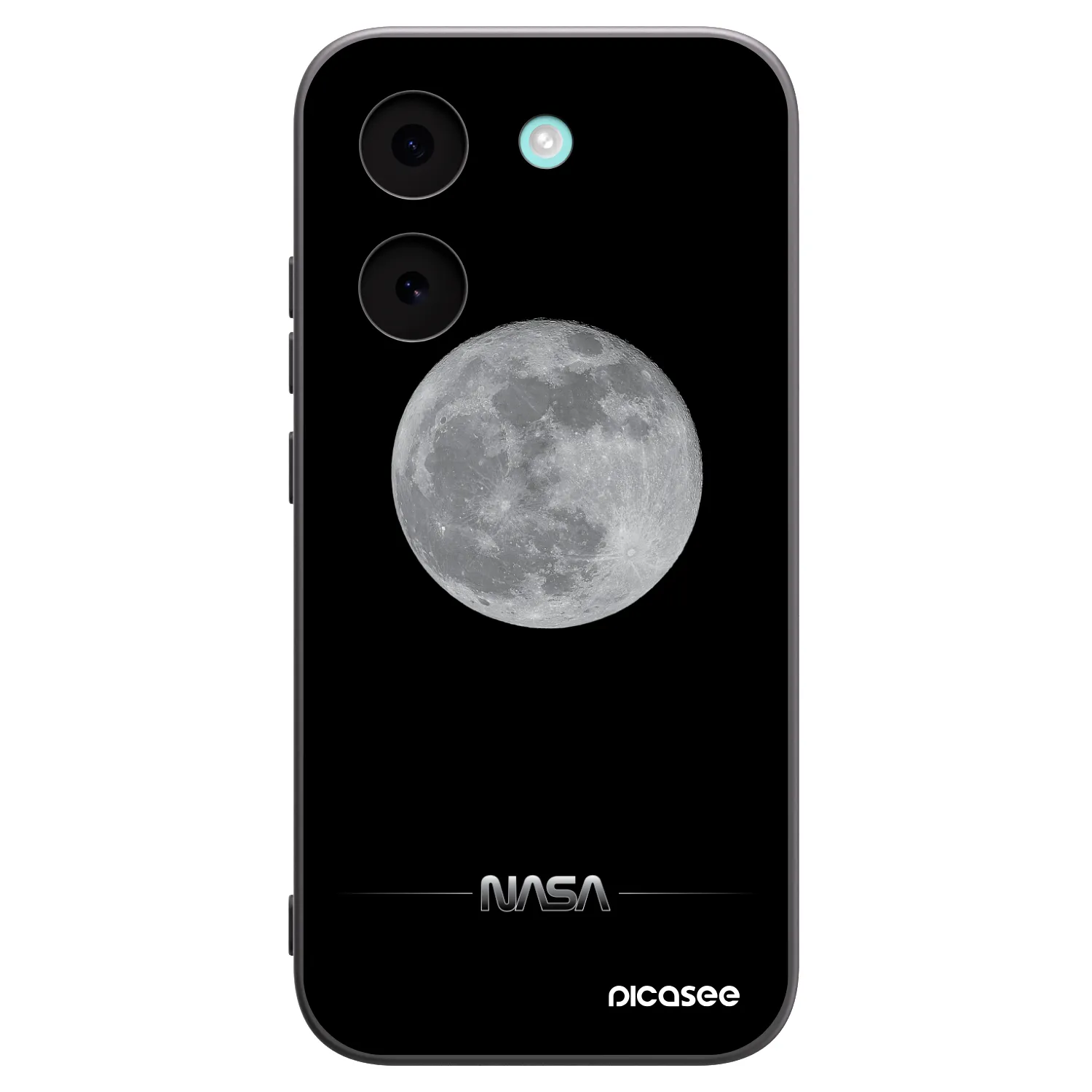 Picasee silikonowe czarne etui na Xiaomi Poco X8 Pro - Moon Minimal