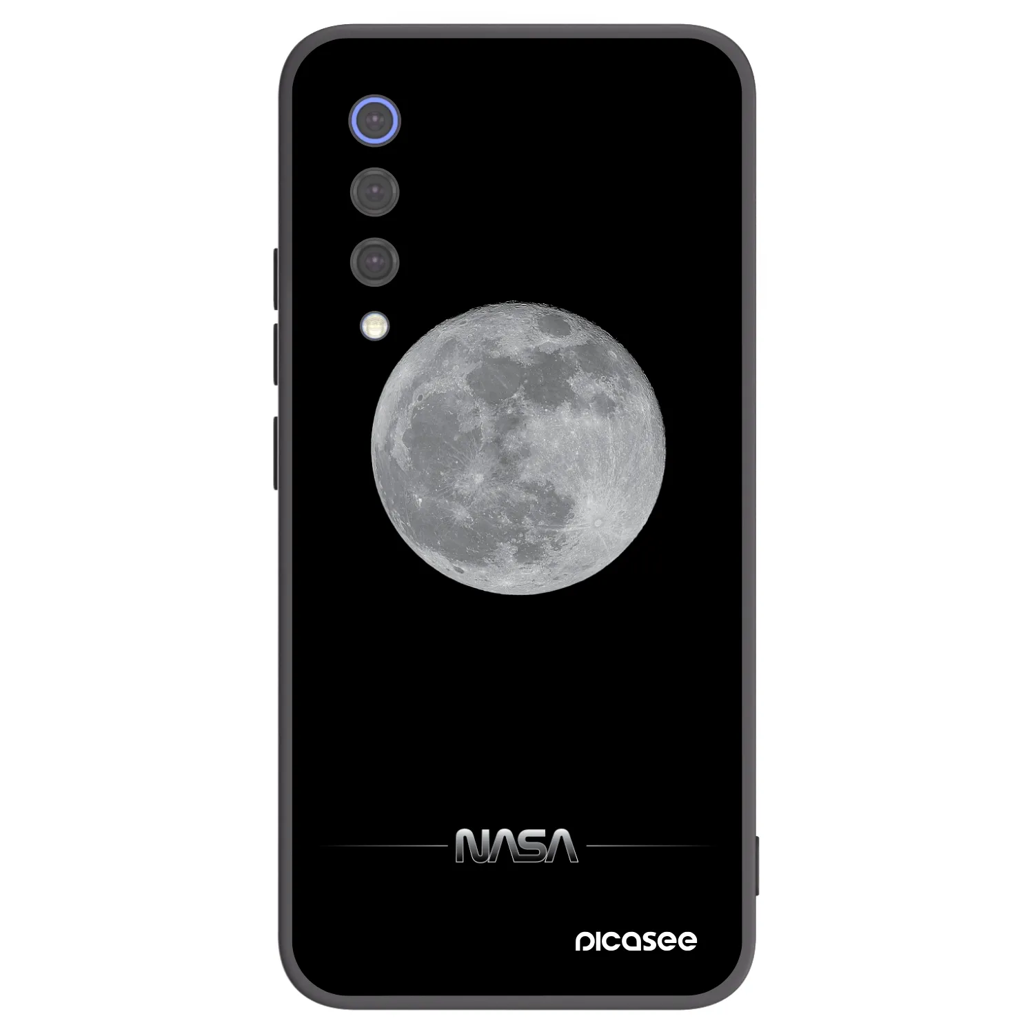 Picasee silikonowe czarne etui na Xiaomi Mi 9 SE - Moon Minimal