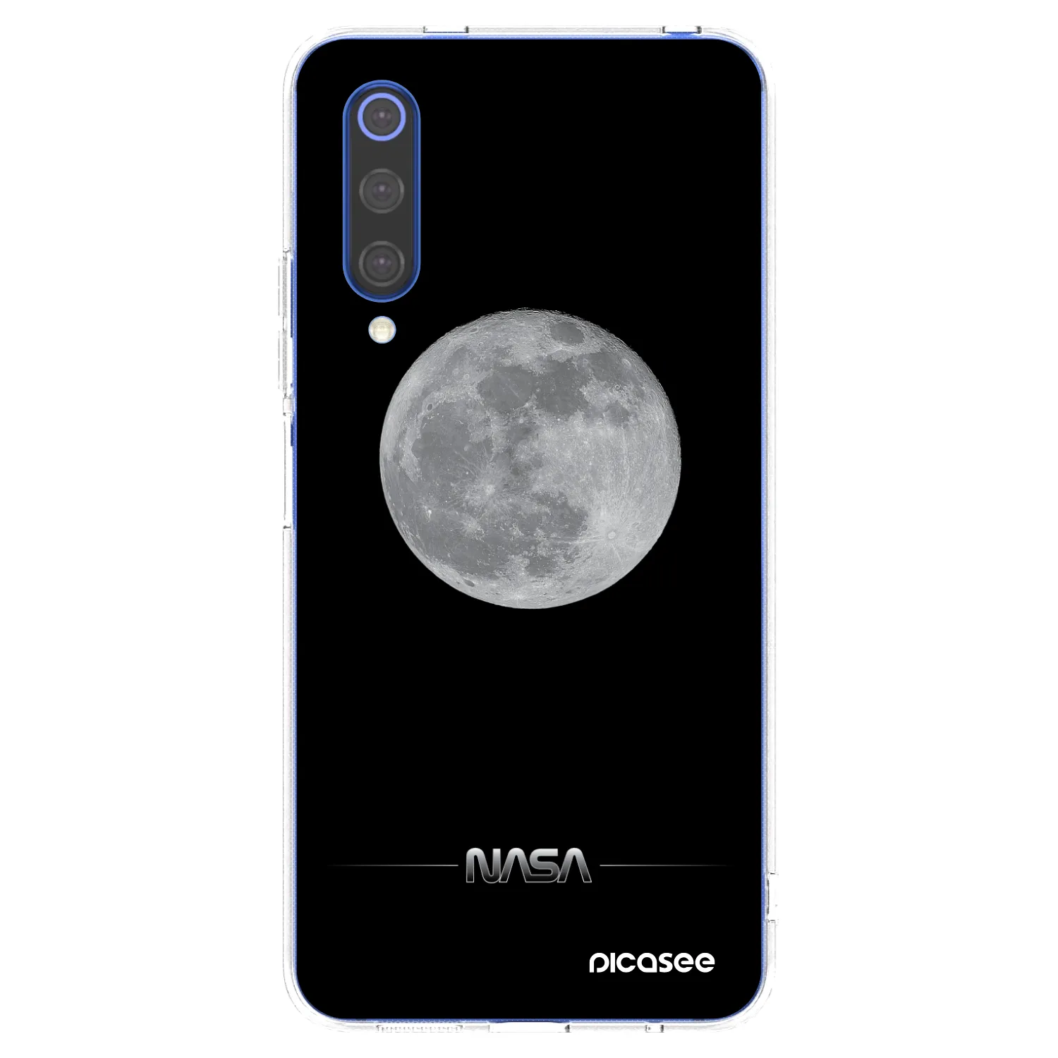 Picasee silikonowe przeźroczyste etui na Xiaomi Mi 9 SE - Moon Minimal